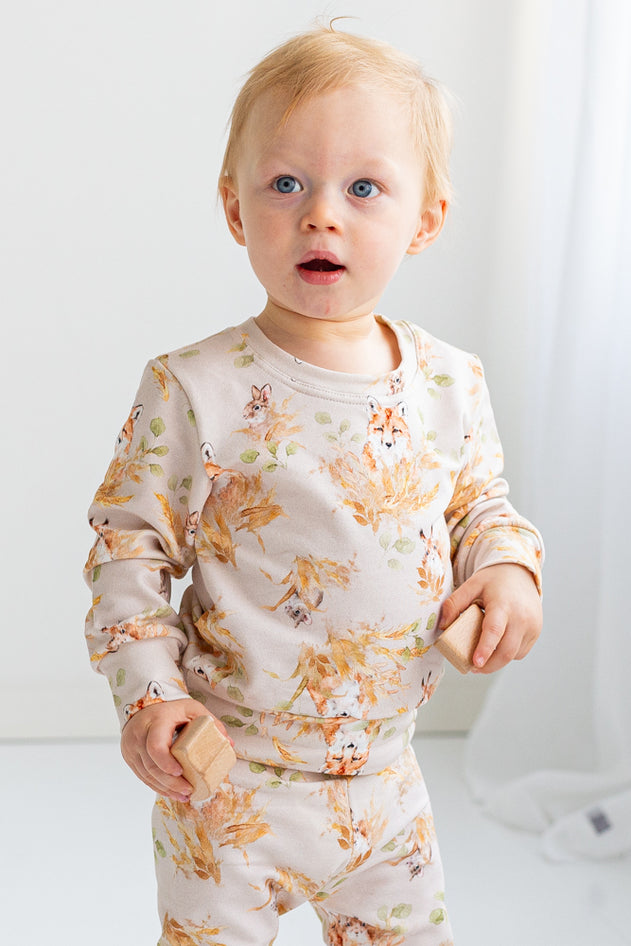 Kids' Viljapellon Kätköissä Sweater Light Beige