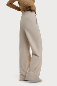 Leia Wide Pants Greige