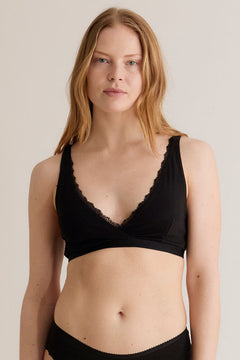 Margot Lace Bralette Black