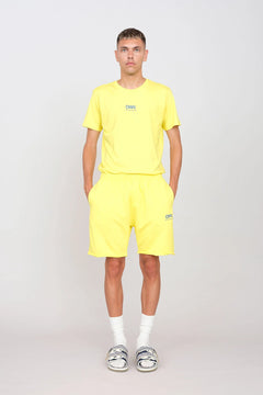 Men's Plush Shorts Yellow