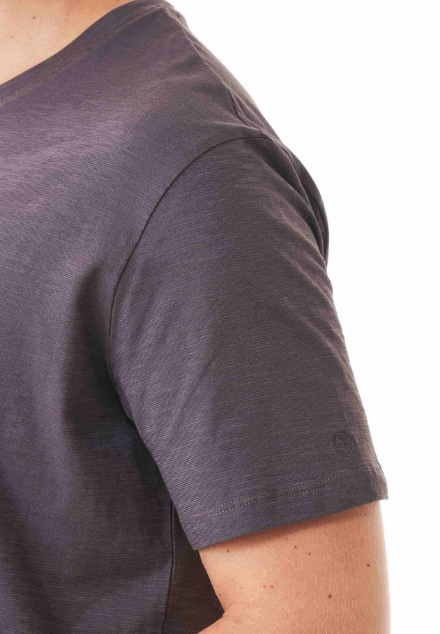 Men's Basic Round Neck T-Shirt Asphalt