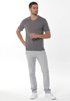 Men's Basic V-Neck T-Shirt Shadow