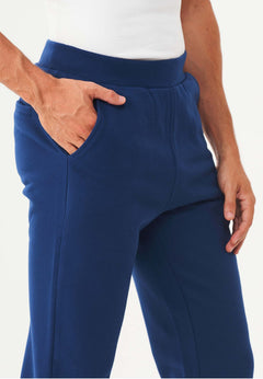 Men's Organic Cotton Fleece Sweatpants Navy