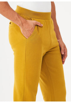 Men's Organic Cotton Fleece Sweatpants Tobacco