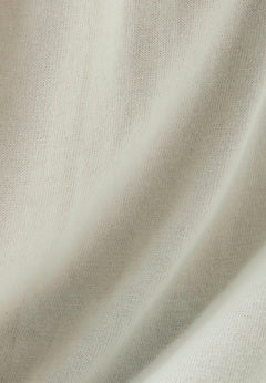 Men's Round Neck Organic Cotton Sweater Off White