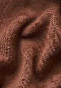 Men's V-Neck Organic Cotton Sweater Radical Brown