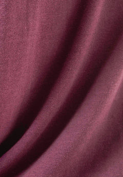 Men's Organic Cotton Turtleneck Sweater Dark Fig