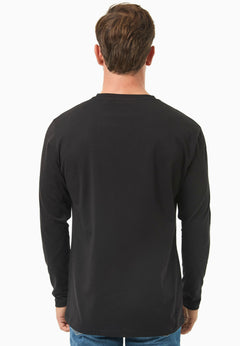 Men's Casual Long-Sleeved T-Shirt Black