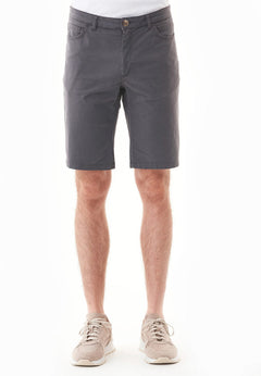 Men's Regular Fit Organic Cotton Shorts Asphalt