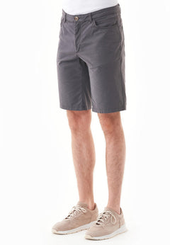 Men's Regular Fit Organic Cotton Shorts Asphalt