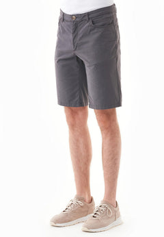 Men's Regular Fit Organic Cotton Shorts Asphalt
