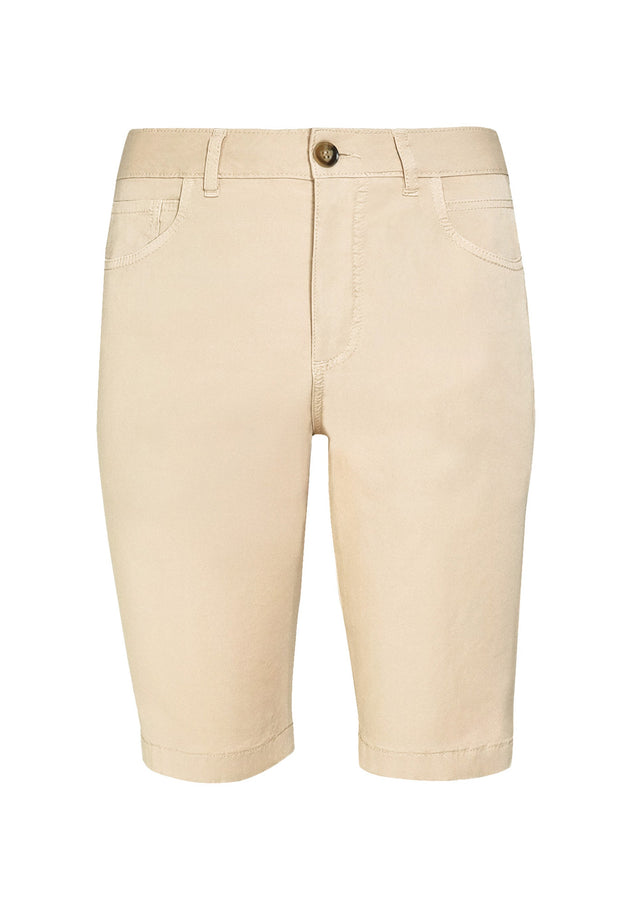 Men's Regular Fit Organic Cotton Shorts Beige