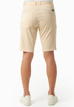 Men's Regular Fit Organic Cotton Shorts Beige