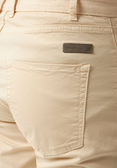 Men's Regular Fit Organic Cotton Shorts Beige
