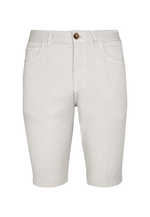 Men's Regular Fit Organic Cotton Shorts Light Grey