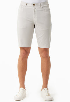 Men's Regular Fit Organic Cotton Shorts Light Grey