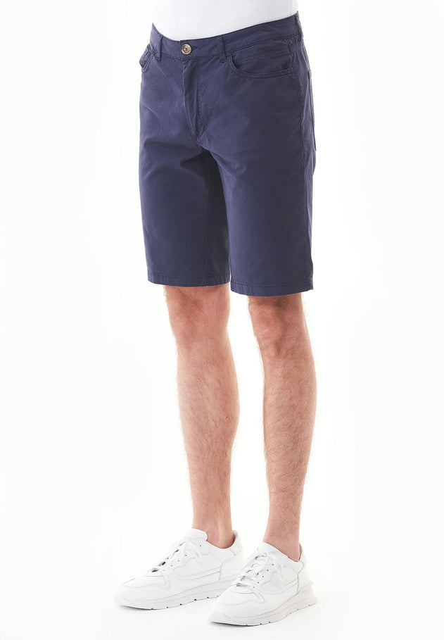 Men's Regular Fit Organic Cotton Shorts Navy
