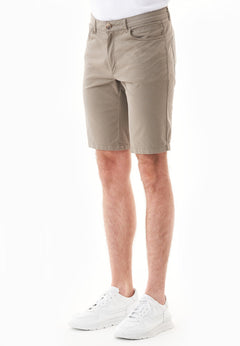 Men's Regular Fit Organic Cotton Shorts Smokey Olive