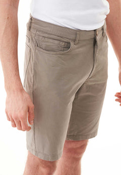 Men's Regular Fit Organic Cotton Shorts Smokey Olive