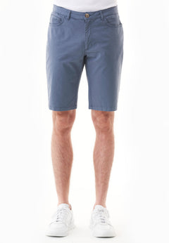 Men's Regular Fit Organic Cotton Shorts Vintage Blue