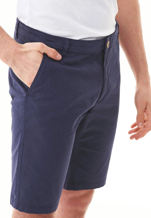 Men's Slim-Fit Organic Cotton Chino Shorts Navy