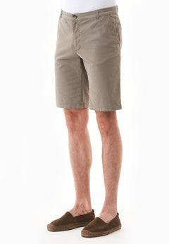 Men's Slim-Fit Organic Cotton Chino Shorts Smokey Olive