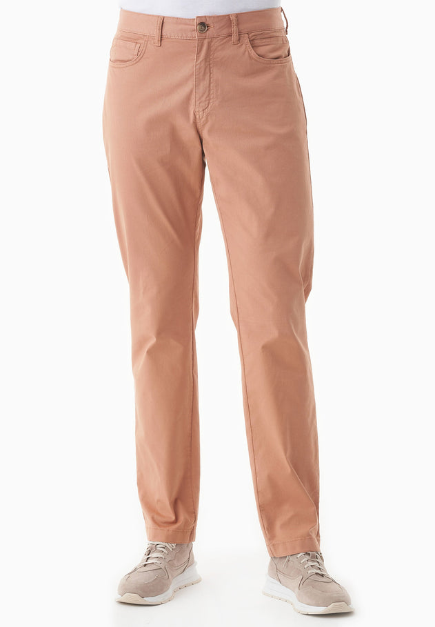 Men's Regular-Fit Organic Cotton Trousers Tan