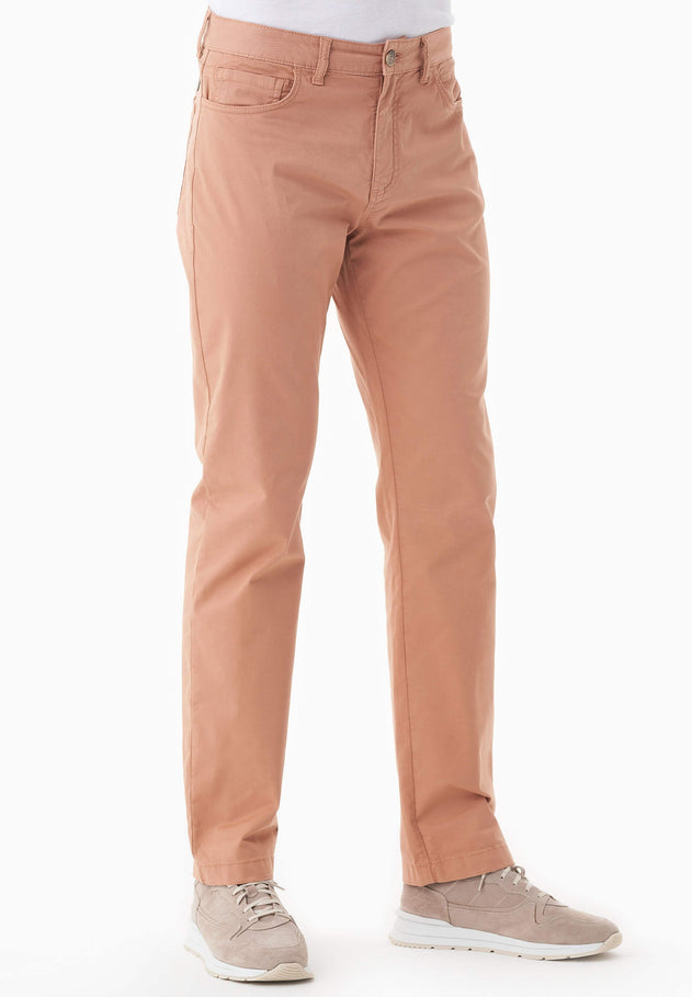 Men's Regular-Fit Organic Cotton Trousers Tan