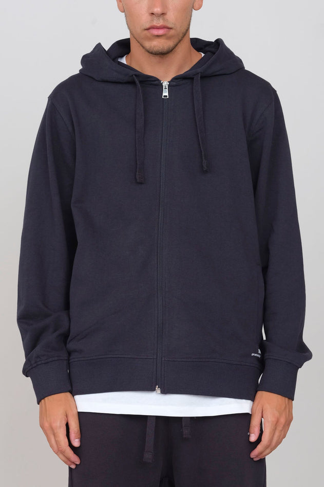 Men's Hoodie With A Zipper Blue