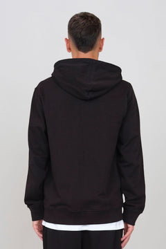 Men's Hoodie With A Zipper Black