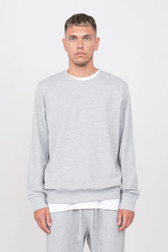 Long Sleeve Crewneck T-Shirt Grey