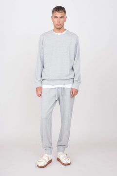 Long Sleeve Crewneck T-Shirt Grey