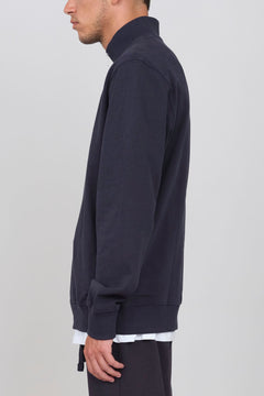 Men's Sweatshirt With A Zipper Blue