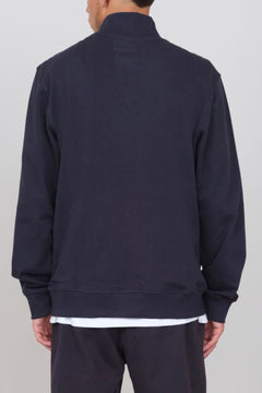 Men's Sweatshirt With A Zipper Blue