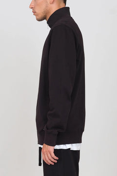 Men's Sweatshirt With A Zipper Black