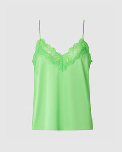Silk Lace Camisole Mint Green