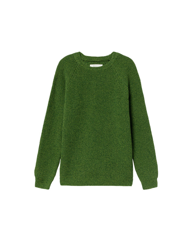 Green wool Anteros sweater
