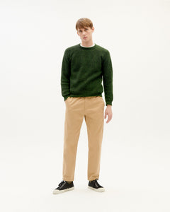 Green wool Anteros sweater