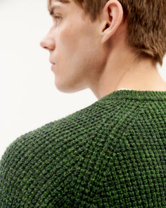 Green wool Anteros sweater