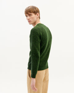 Green wool Anteros sweater