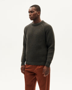 Green wool Neo sweater