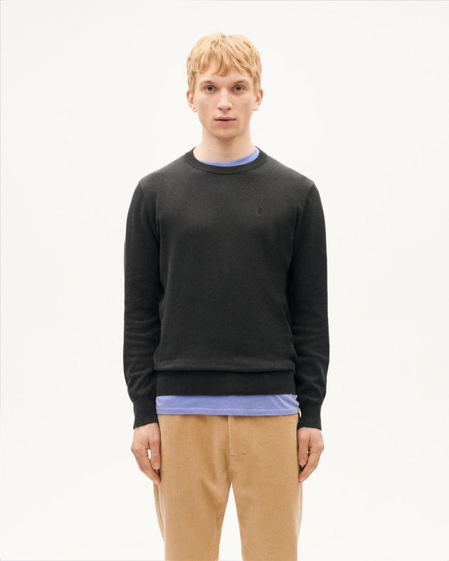 Dark blue knitted sweater Orlando