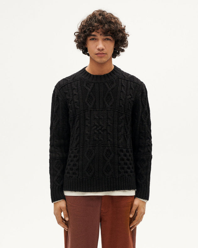 Dark blue merino wool sweater Rasta