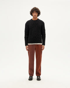 Dark blue merino wool sweater Rasta
