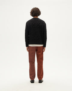 Dark blue merino wool sweater Rasta