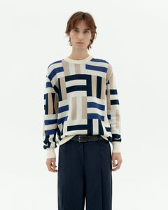 Khem Field Knitted Sweatshirt Multicolor