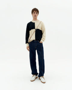 Khem Knitted Sweatshirt Black/Ecru