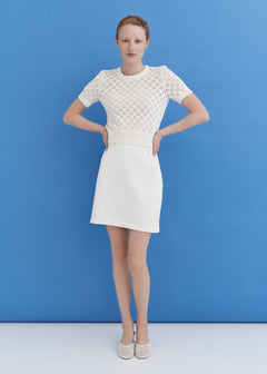 Knitted Cotton Lace Top Lily