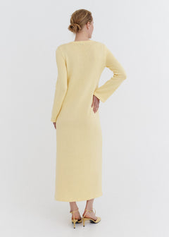 Knitted Cotton Maxi Dress Sun
