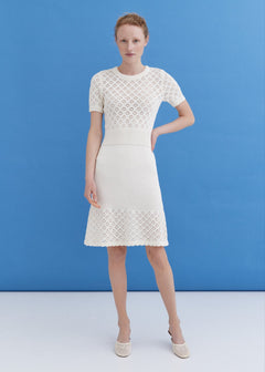 Knitted Cotton Lace Dress Lily